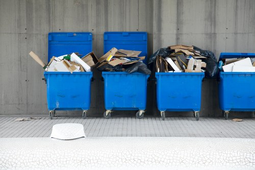 Organized garage clearance process in Hertford with essential tools