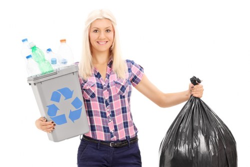 Modern recycling initiatives and local regulations in Hertford